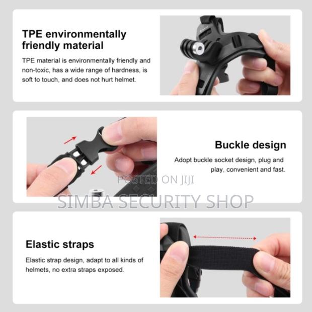 Adjustable Helmet Harness for Smartphone or Action Camera Chin Mount - thumbnail 4