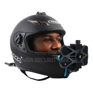 Adjustable Helmet Harness for Smartphone or Action Camera Chin Mount