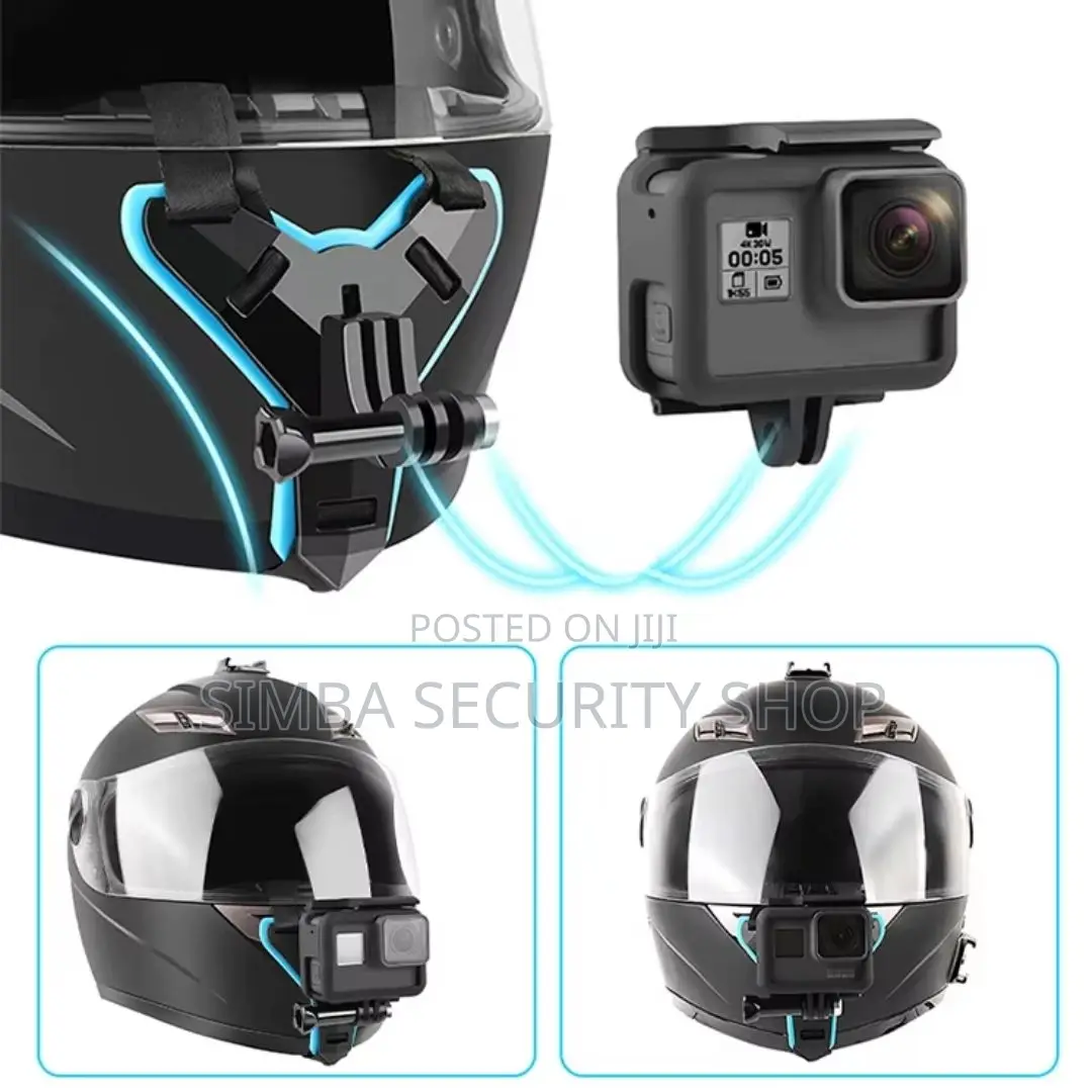 Adjustable Helmet Harness for Smartphone or Action Camera Chin Mount