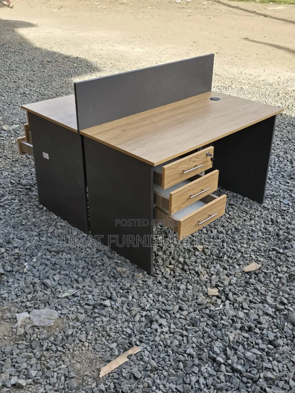 Double Office Workstation Table