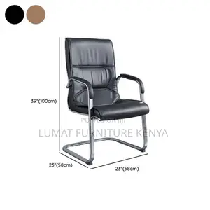 High Back Leather Office Chair – Boardroom/Visitor Seat