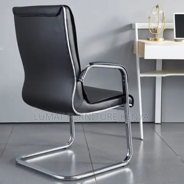 High Back Leather Office Chair – Boardroom/Visitor Seat