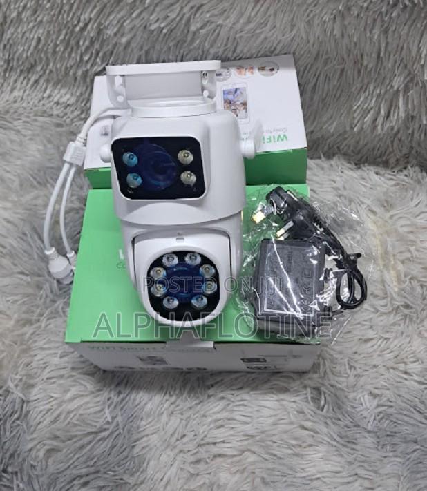 Icsee Wireless Wifi Duo Lens Securitycamera Outdoor Ai Human Detection