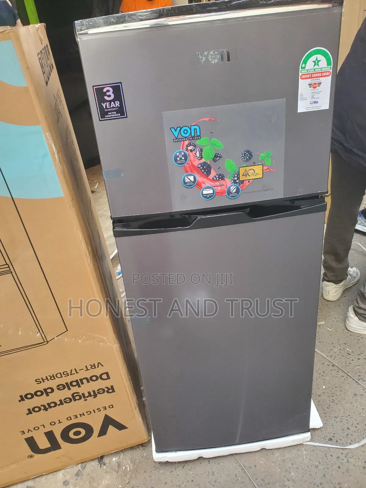 175l Double Door Defrost Fridge