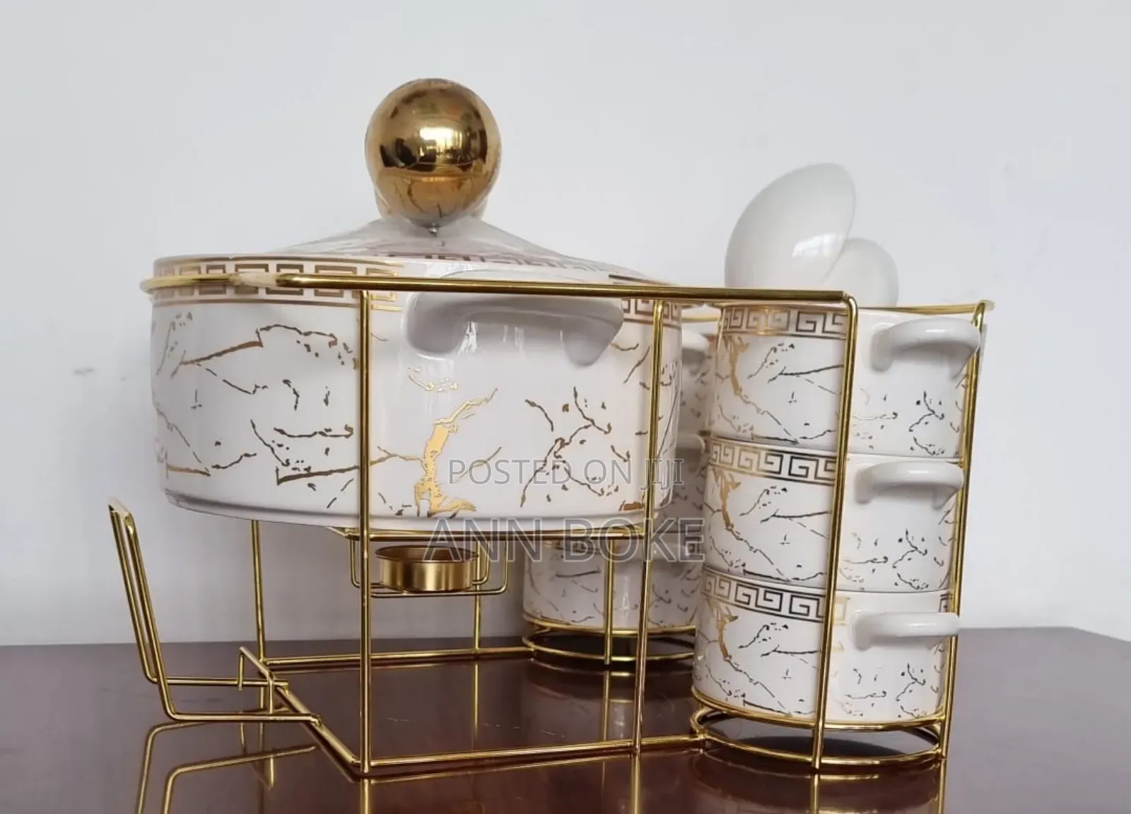 Jc7871 or Jcc7871 or Jc7873 Gucci 16pc Ceramic Soup Set + Burner