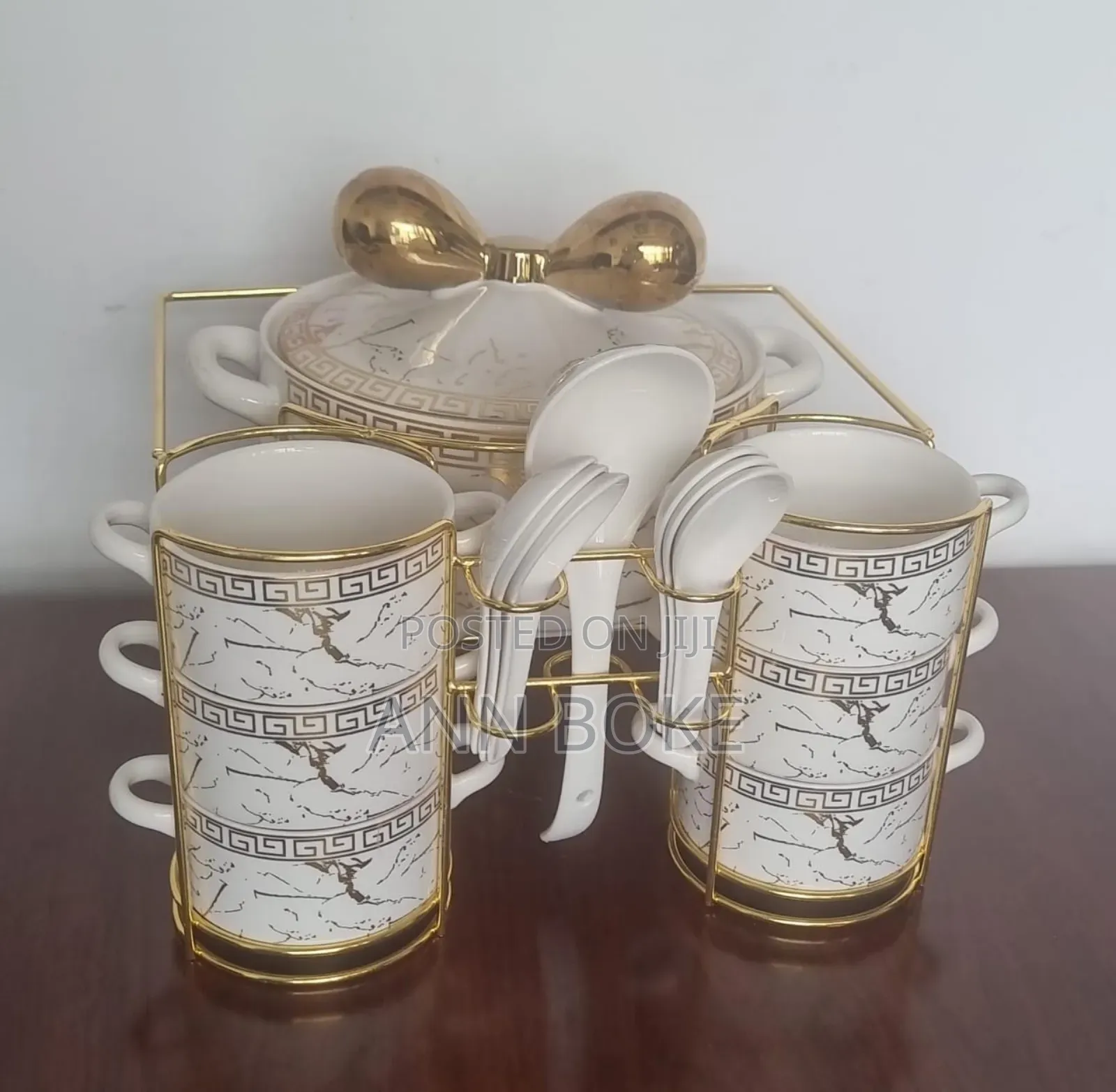 Jc7871 or Jcc7871 or Jc7873 Gucci 16pc Ceramic Soup Set + Burner