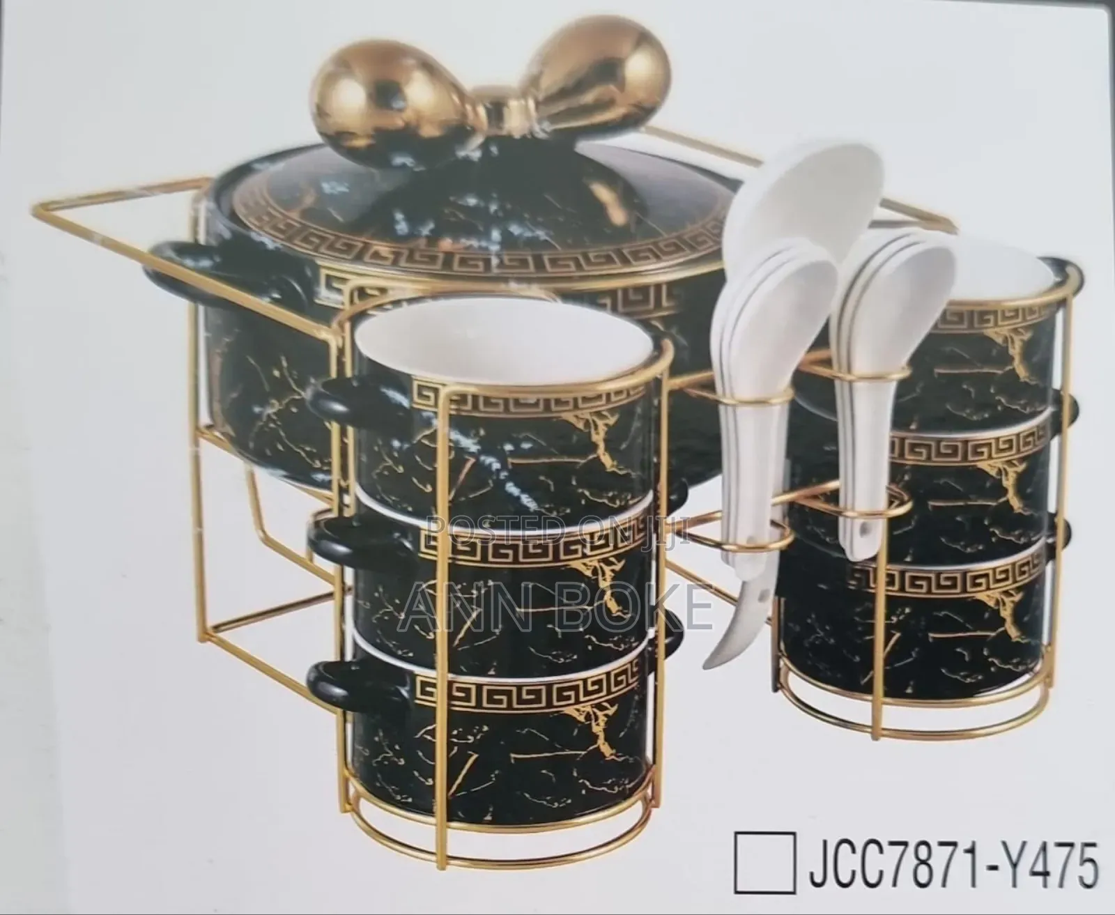 Jc7871 or Jcc7871 or Jc7873 Gucci 16pc Ceramic Soup Set + Burner