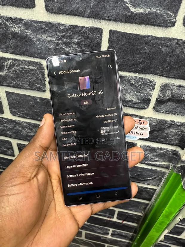 Samsung Galaxy Note 20 5G 128 GB Gray - thumbnail 5