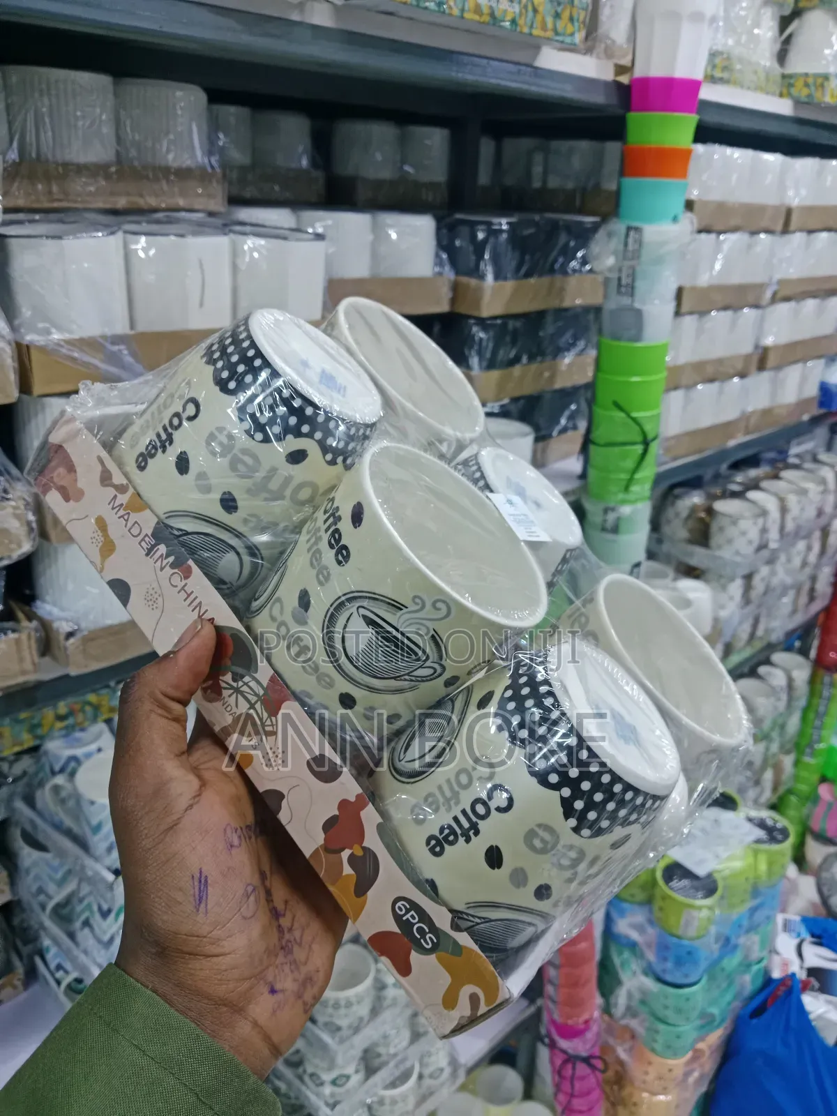 *_6pcs Ceramic Mugs Available Defrent Colors