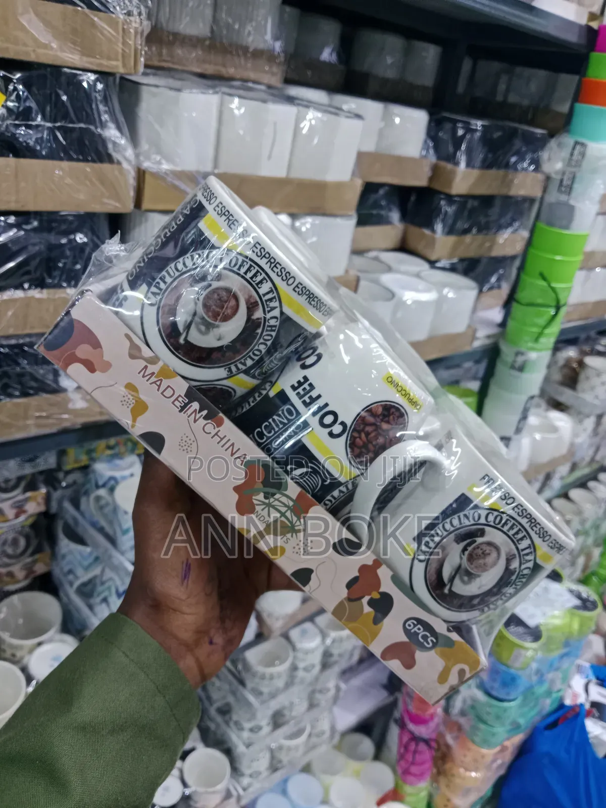 *_6pcs Ceramic Mugs Available Defrent Colors