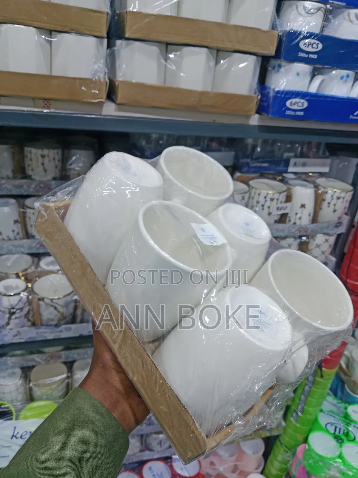 *_6pcs Ceramic Mugs Available Defrent Colors