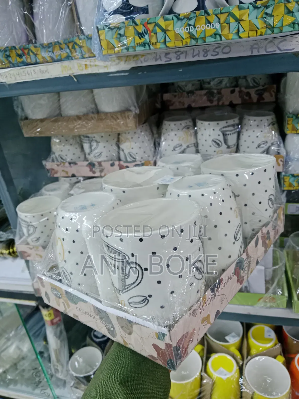 *_6pcs Ceramic Mugs Available Defrent Colors