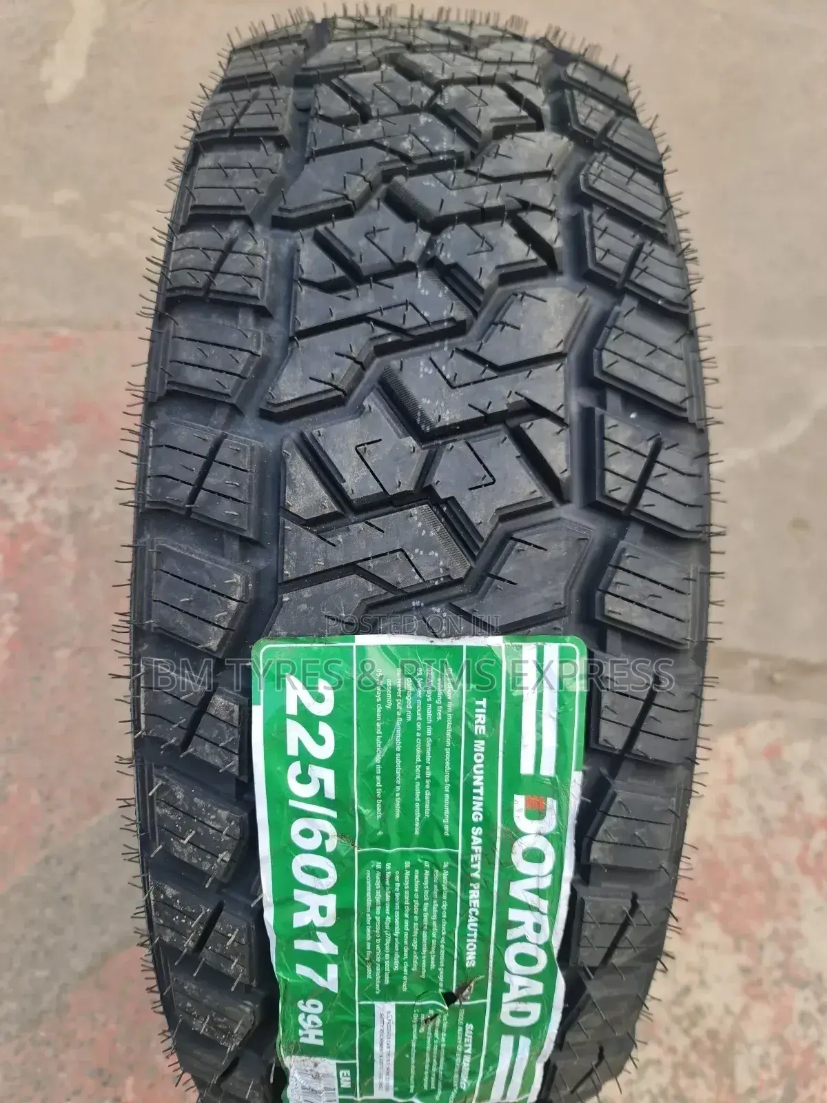 225 /60 R17 Davroad Tyres (All Terrrain)