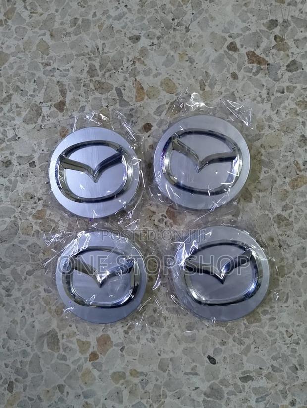 4pcs Mazda Rim Replacement Rim Centre Caps - main view