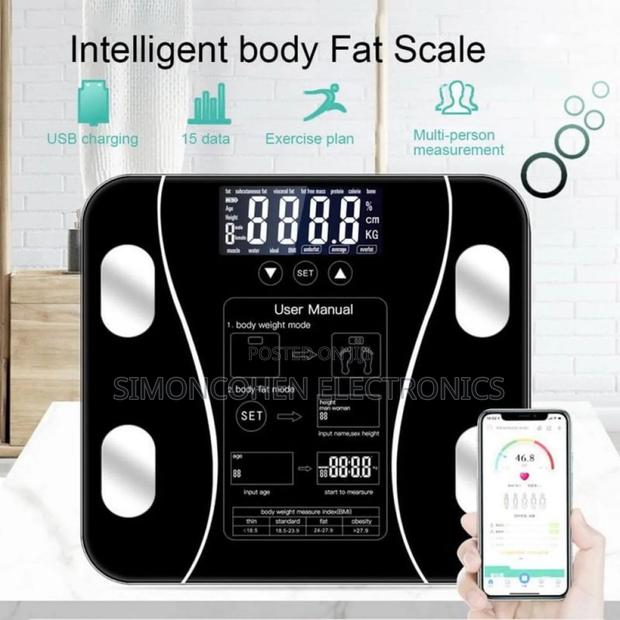 0.2 To 180kg Smart Digital Bluetooth Weighing Scale