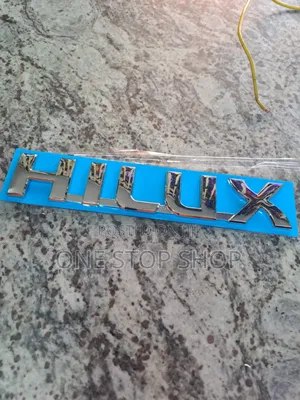 Chrome Hilux 3d Boot Badge