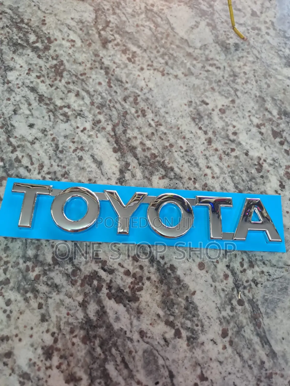 Toyota Chrome 3d Boot Decal Letters Badge