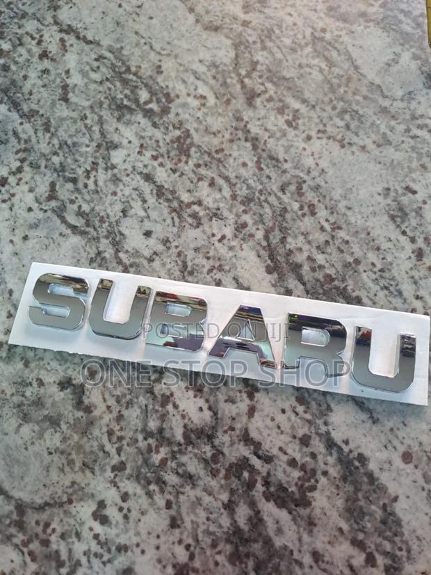 Subaru 3d Decal Boot Badge