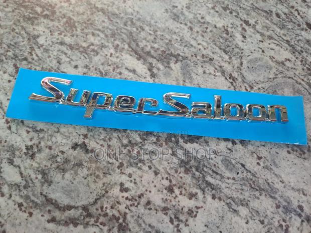 Supersaloon 3d Boot Chrome Decal Badge