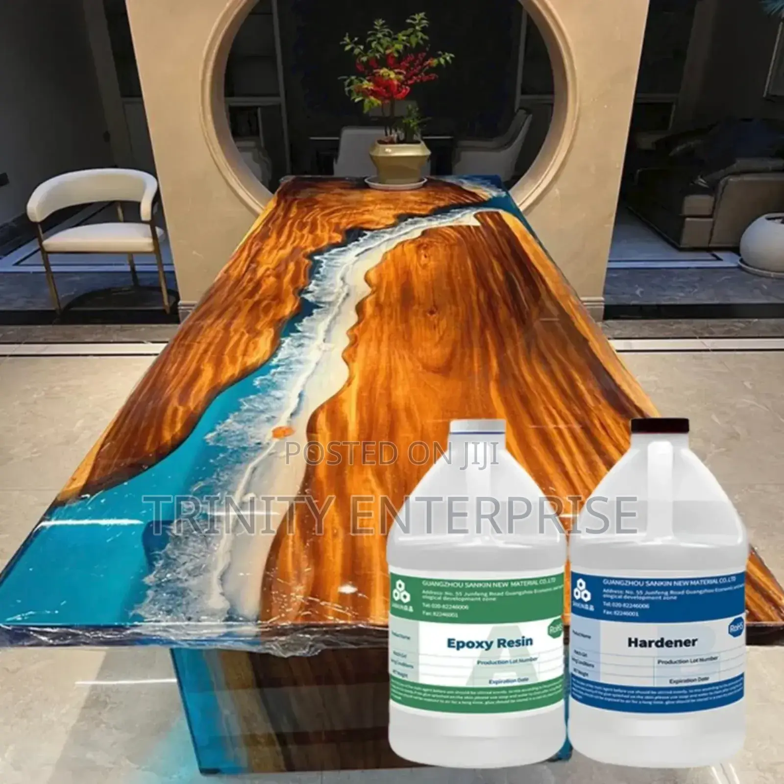 Crystal Epoxy Resin Table Crystal Clear Bar Tabletop Epoxy Resin