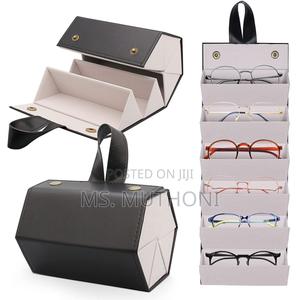 5 Slots Foldable Eyeglass Case Sunglasses Holder /Organizer - thumbnail 2