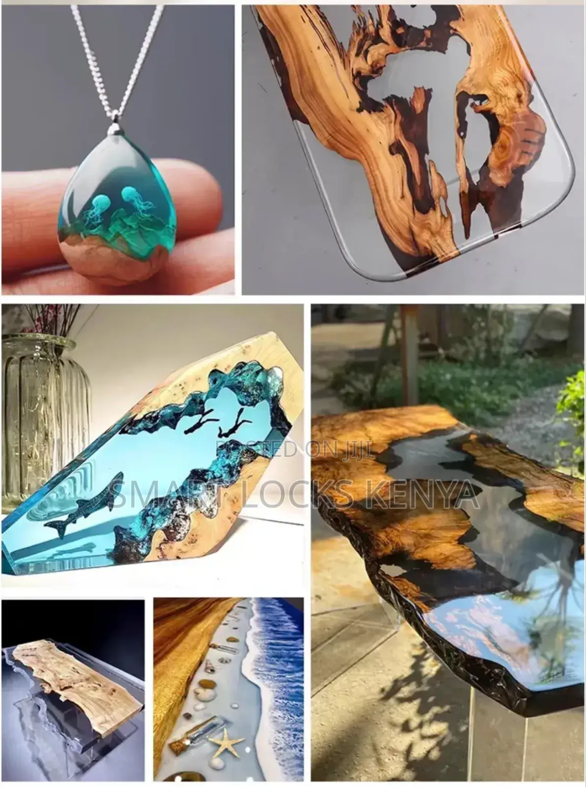 Tabletop Epoxy Resin Adhensive for River Table Woodd Furniture