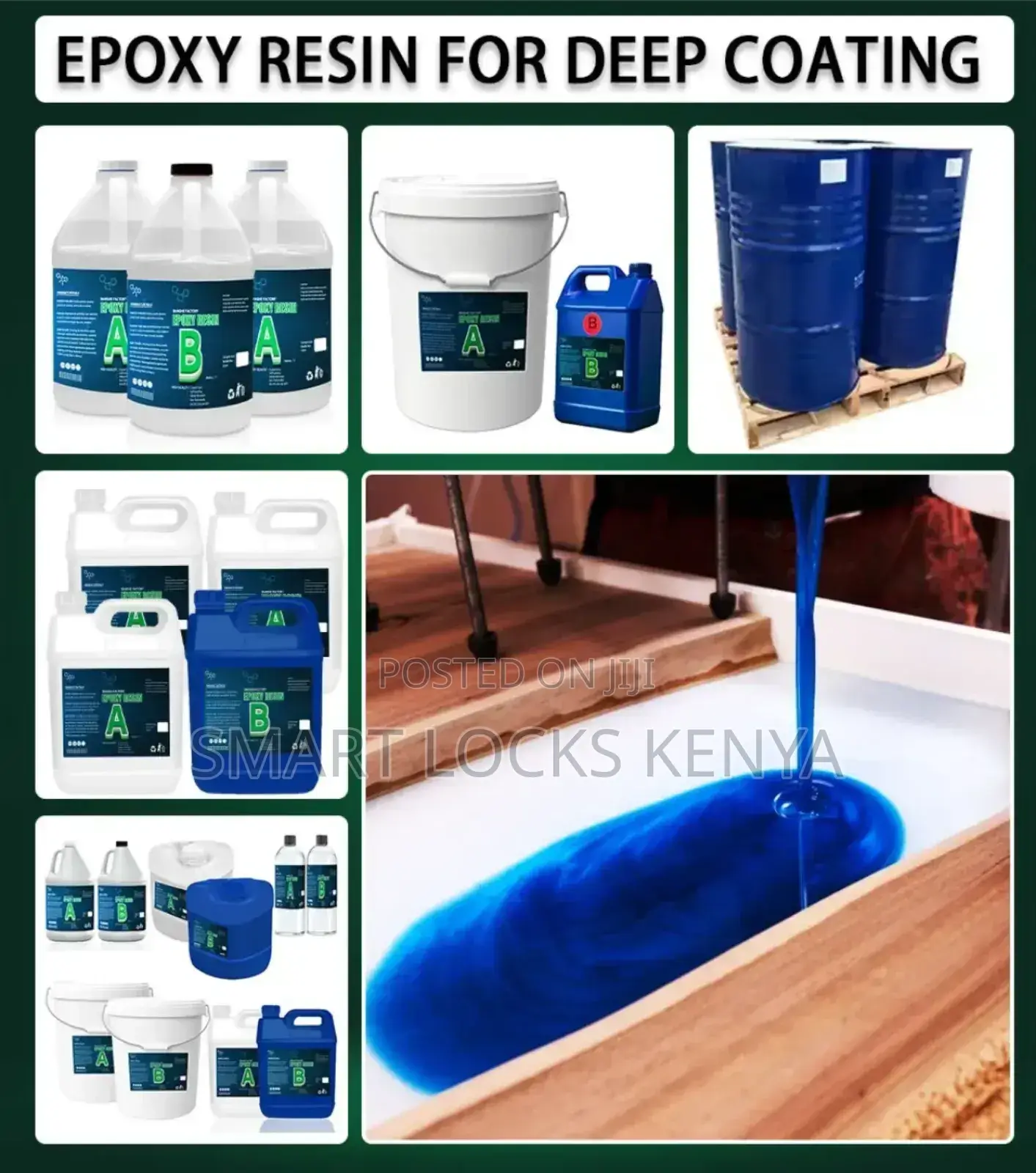 Epoxy Resin Deep Pour Epoxy Resin and Hardener for Wood ,Tabletops
