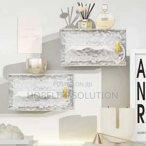 Wall Mounted Acrylic Tissue Box