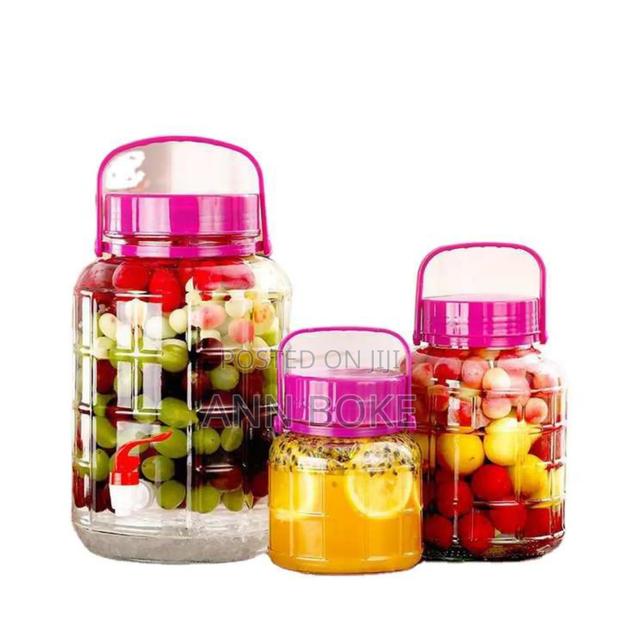 *Quality Heavy Duty Glass Jar With Screw Lid Now in Stock. Available