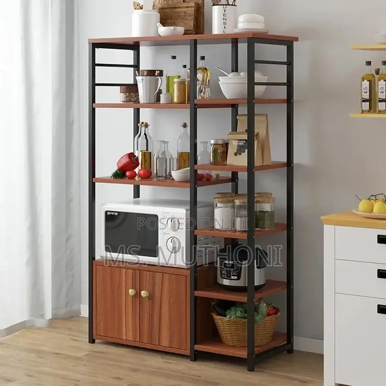 Versatile Kitchen Rack ( Wood Metal )