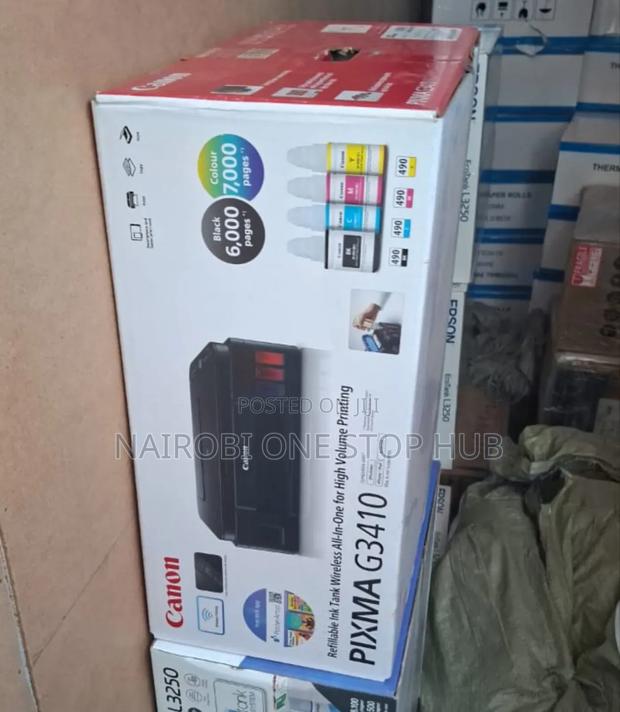 Canon Pixma G3410 A4 Color Multifunction Printer Wireless Printing