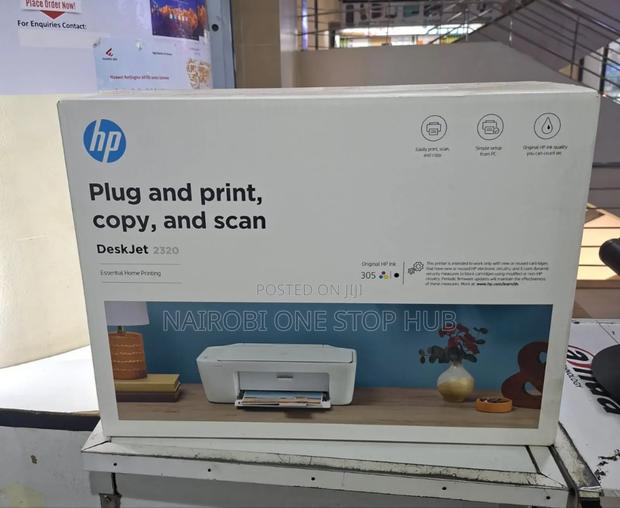 Deskjet 2320 All-in-One Printer Hp 305 Black, Hp 305 Color Catridges