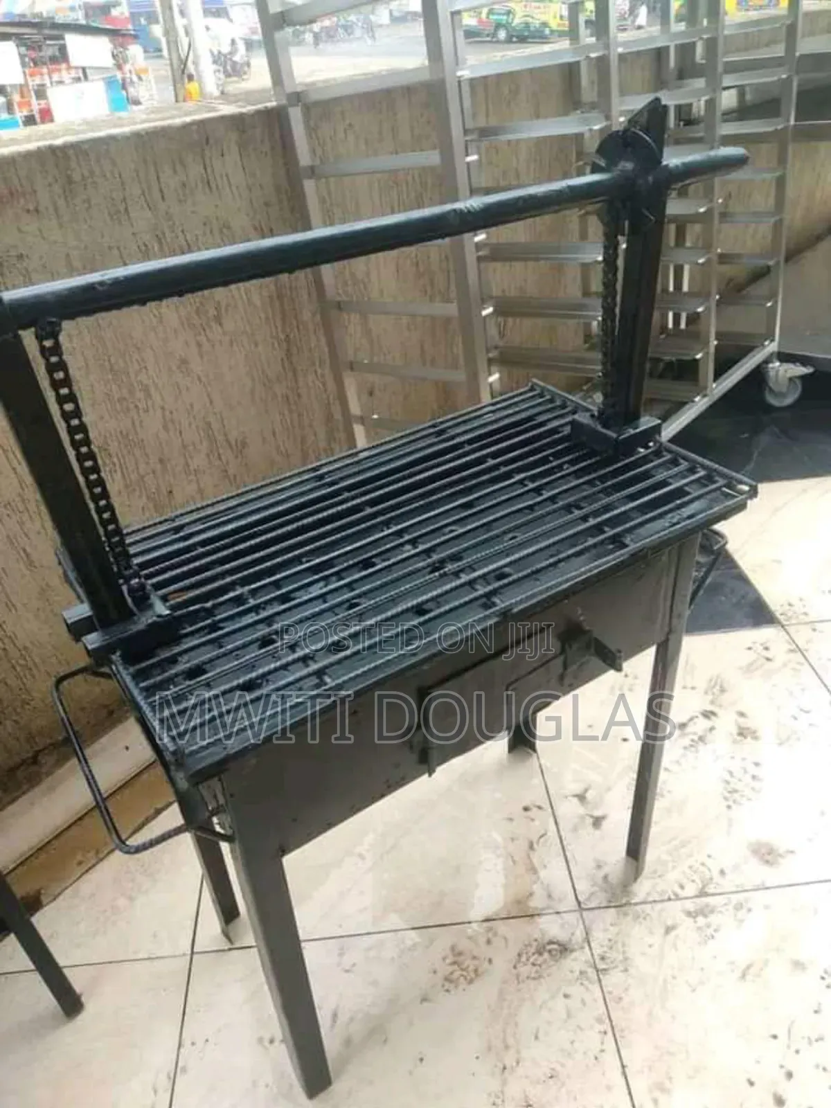Heavy Duty Grill With Two Doors