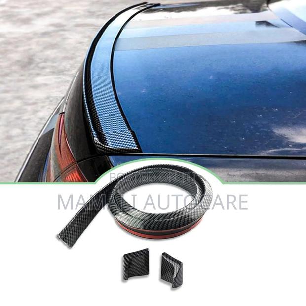Universal Carbon Fiber Rear Rubber Spoiler