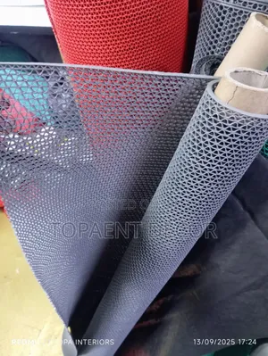 Grey Perforated Rubber Made Antislip Mats