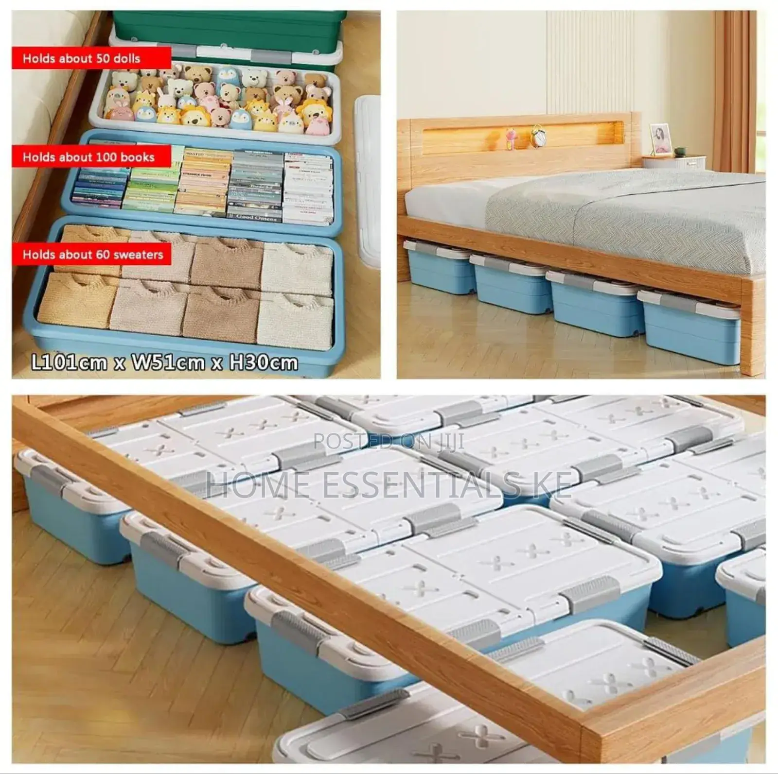 *Underbed Storage Boxes 200l