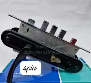 Black 4pin Steel Door Lock