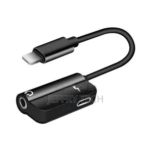 2 in 1 Lightning to 3.5mm Aux Audio and Charge Adapter