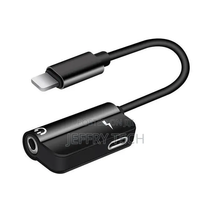 2 in 1 Lightning to 3.5mm Aux Audio and Charge Adapter
