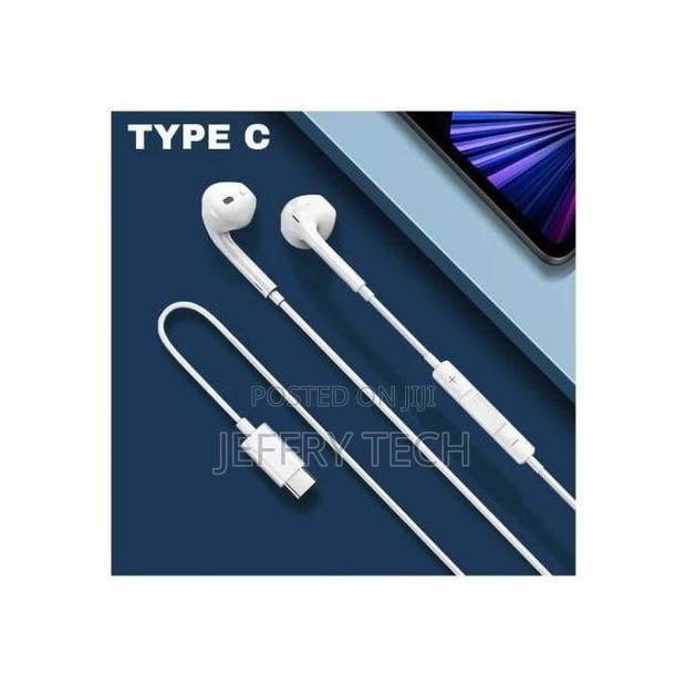 Type Pattern Wired Type C Headphones Earbuds - thumbnail 3