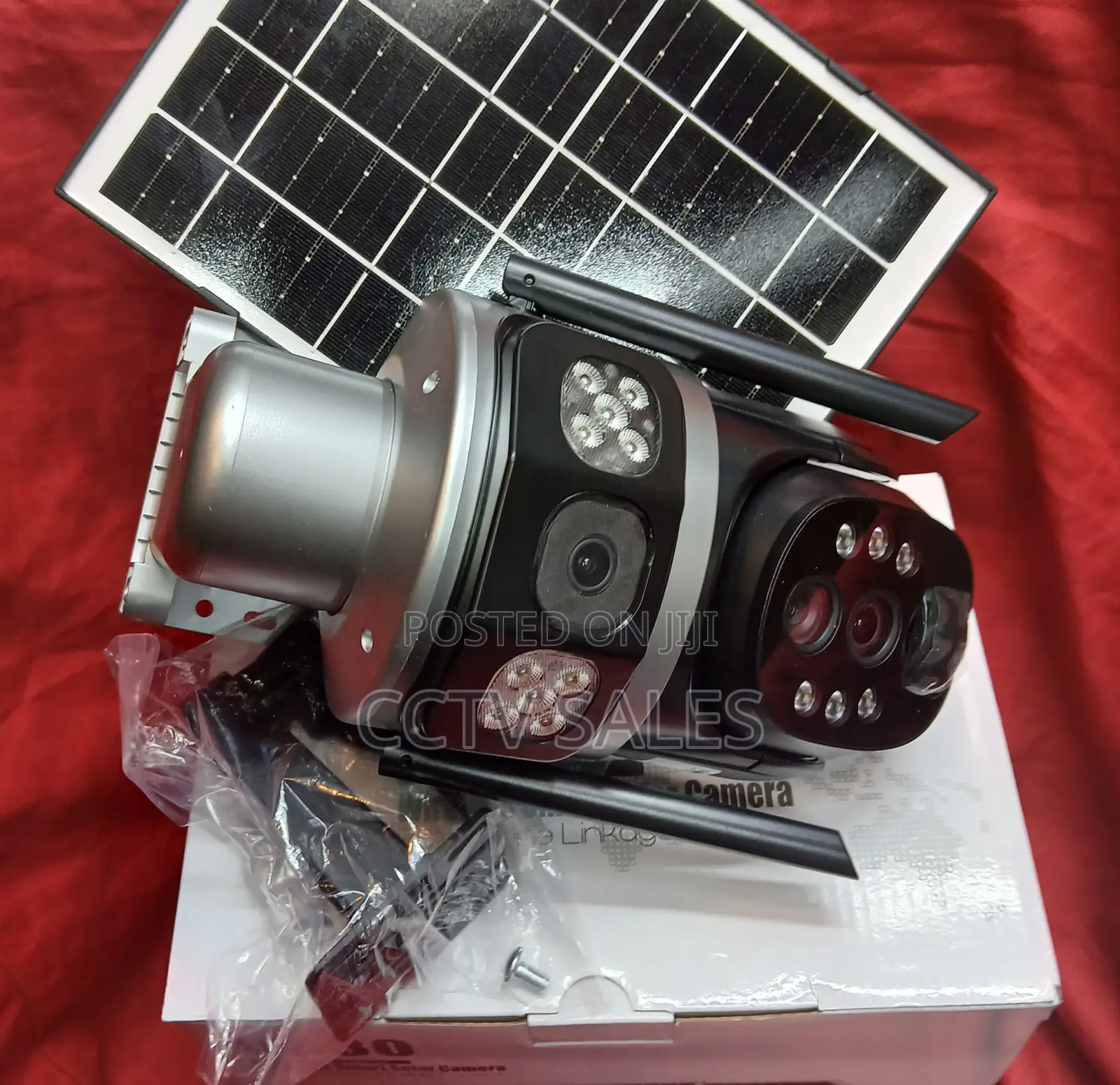 V380 Dual Leng 4g Solar CCTV Audio Camera