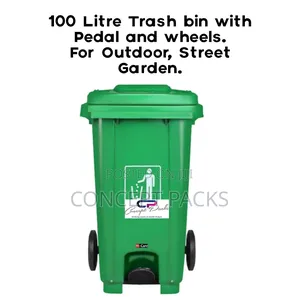 100 Litre Bins For Outdoor Street Garden.