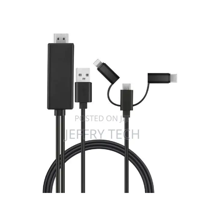 3 in 1 HDTV Plug and Play Cable