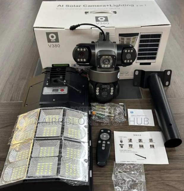 2 in 1 Solar Camera With Floodlight