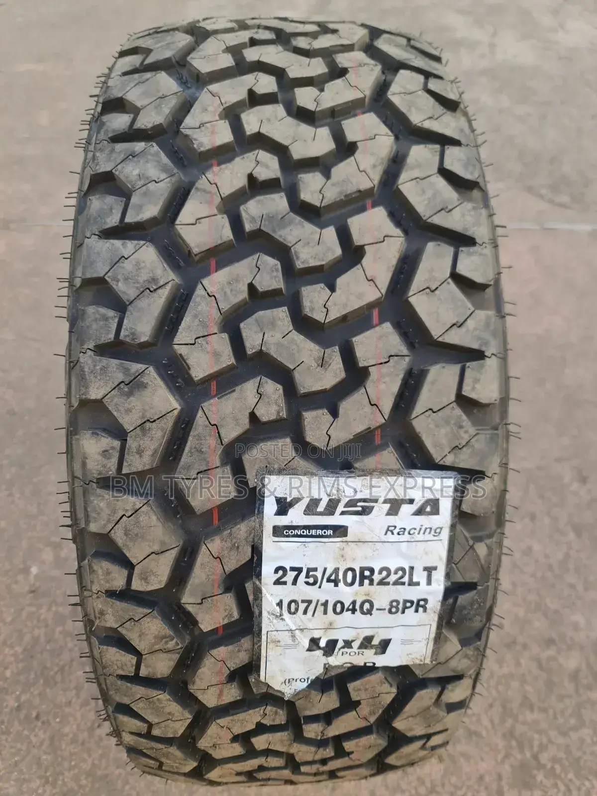 275 /40 R22 Yusta (All Terrrain) 4x4.