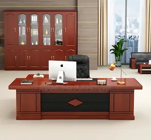 Office Furniture; (1800mm) Executive Office Desk With Modern- Finish