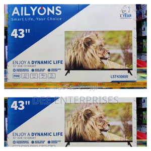 Ailyons 43" Smart Tv With Bluetooth