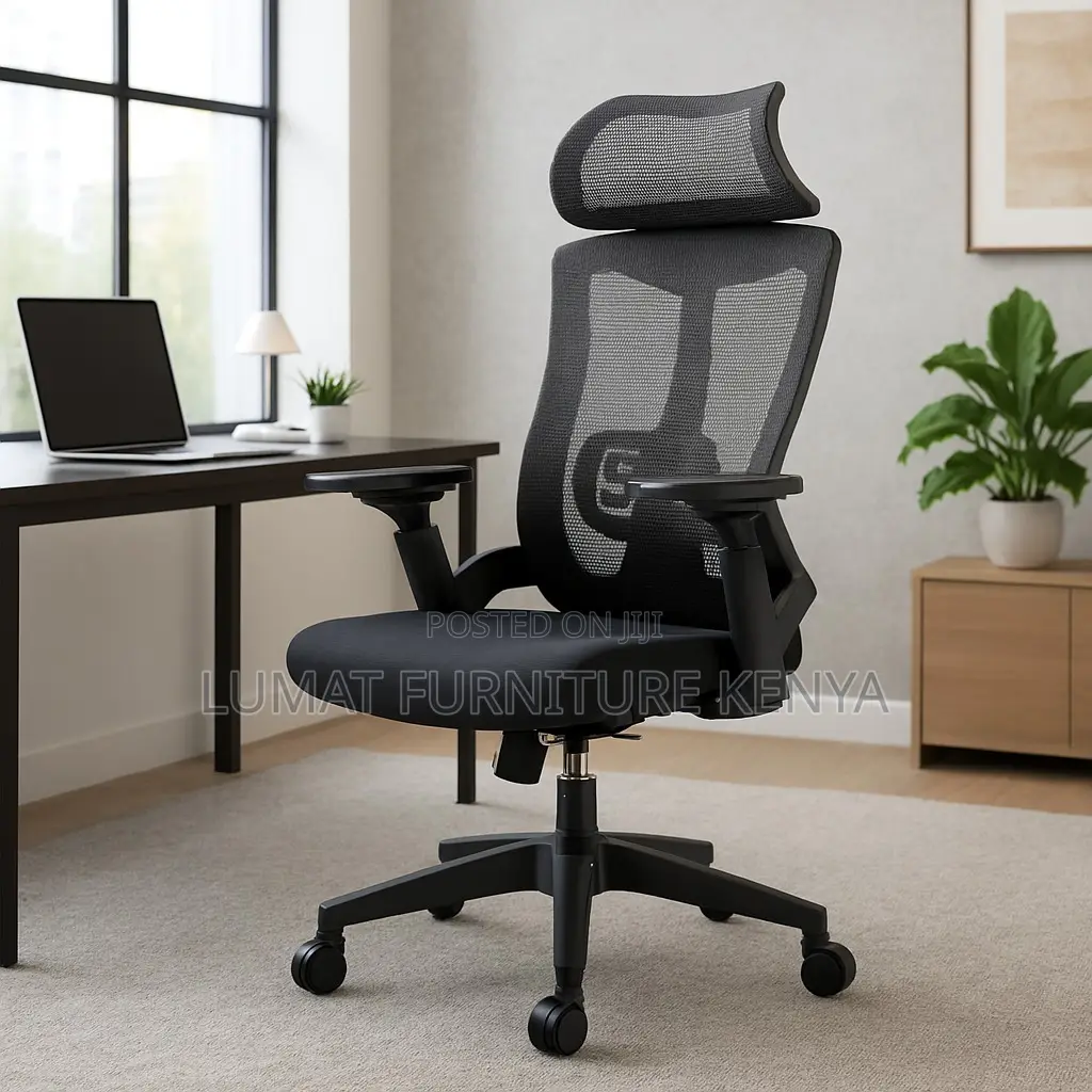 Comfortable Ergonomic Office Seat – Swivel Design