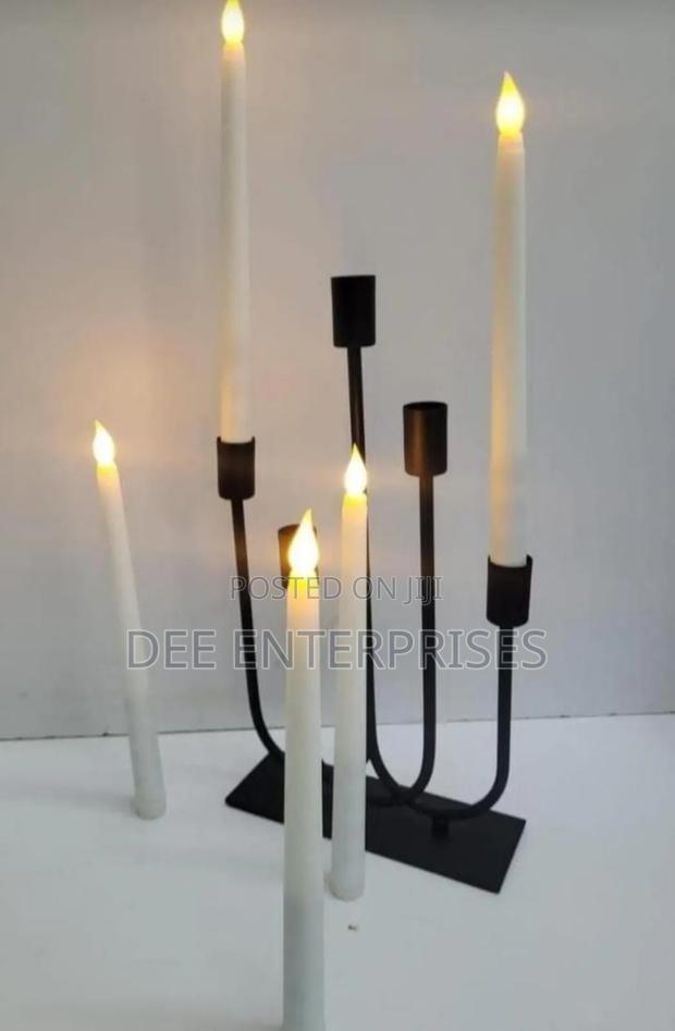 Classic 5 in 1 Metallic Candle Holder