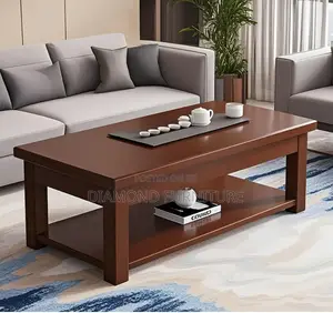 Office Furniture; Modern Wooden Coffee Table With Sleek Design